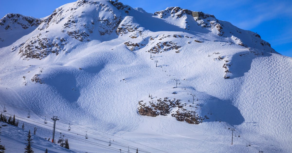 Which North American ski resorts get the most reliable snow, December to March?